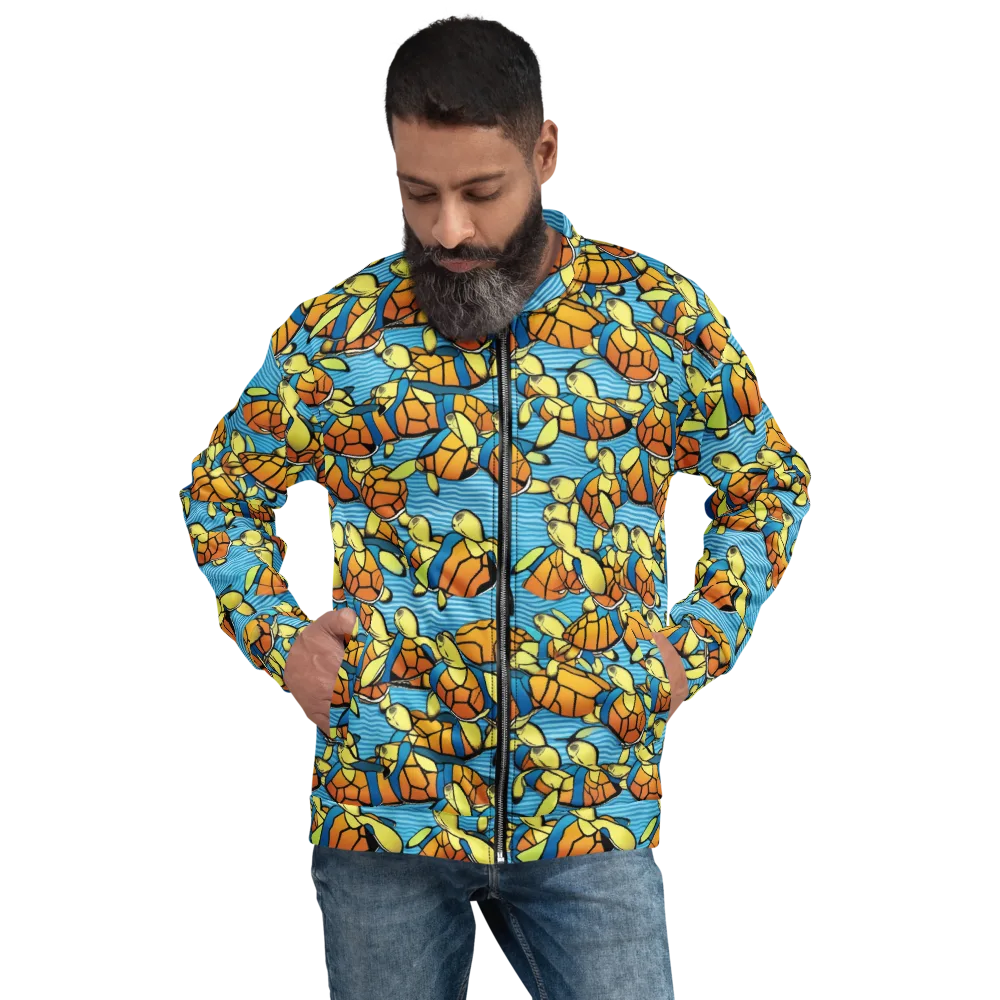 Tidal Shell Parade on Bomber Jacket — Front