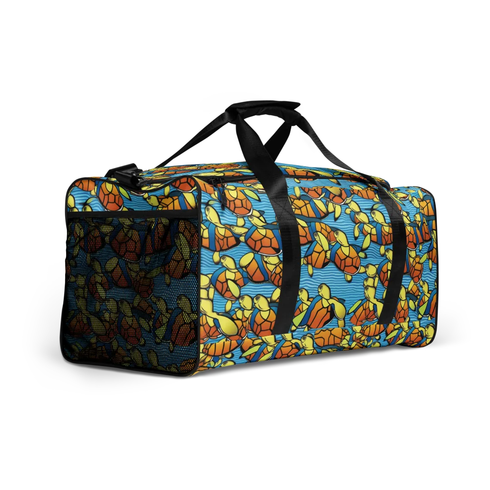 Tidal Shell Parade on Duffle Bag — Right Front