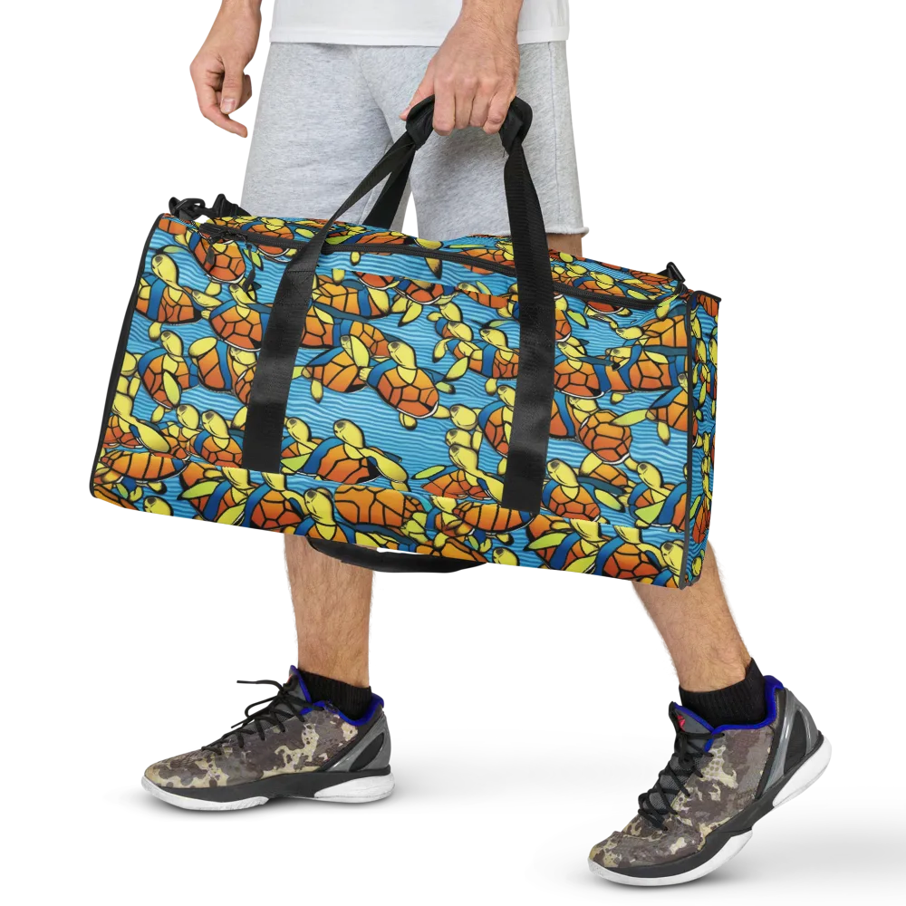 Tidal Shell Parade on Duffle Bag — Front