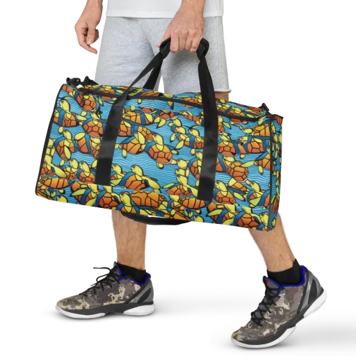 Tidal Shell Parade on a Duffle Bag