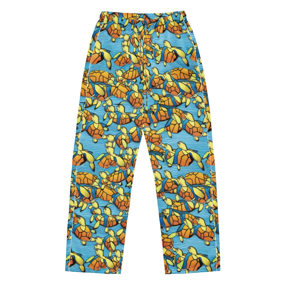 Tidal Shell Parade on Women's Pajama Pants — Front