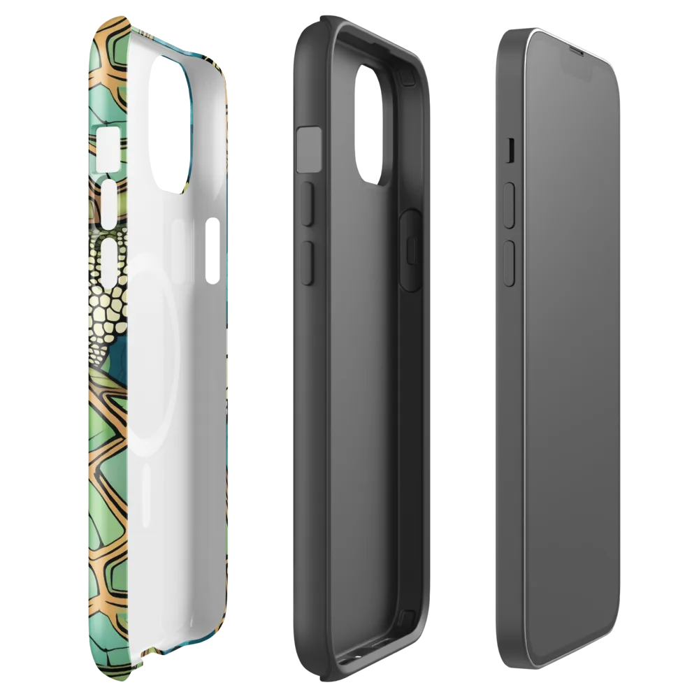 Lagoon Turtles on MagSafe Tough Case for iPhone® — Front