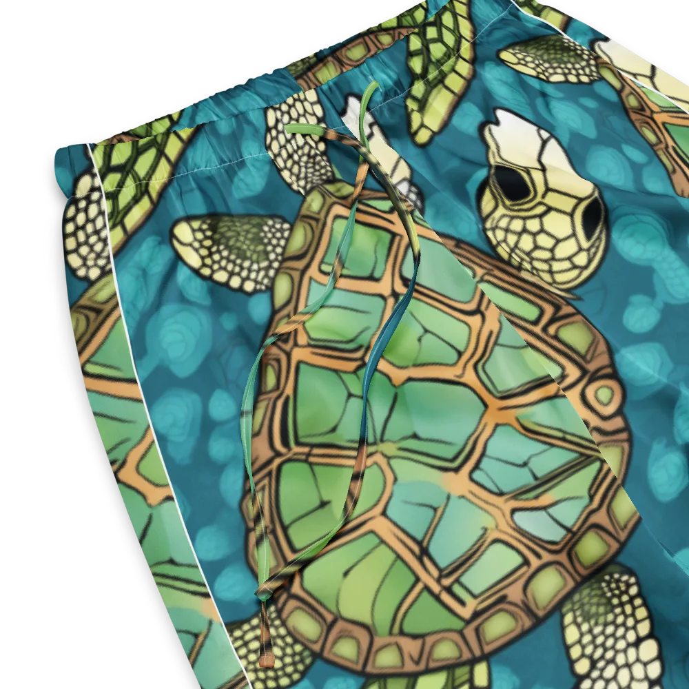 Lagoon Turtles on Women's Pajama Pants — Product details
