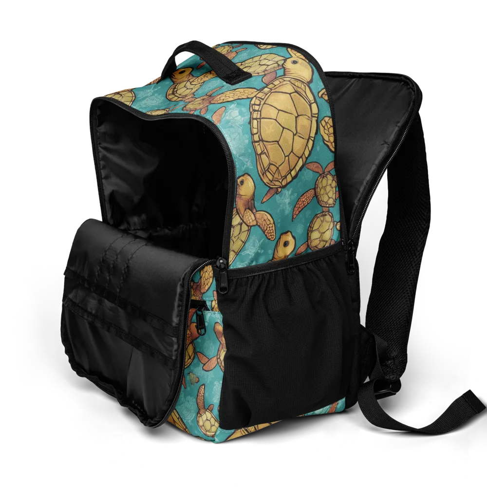 Tidal Tortoises on Utility Backpack — Product details 2