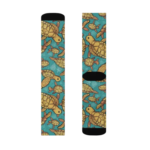 Tidal Tortoises on a Socks