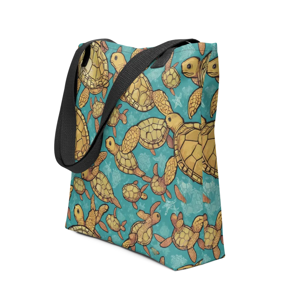 Tidal Tortoises on Tote Bag — Front