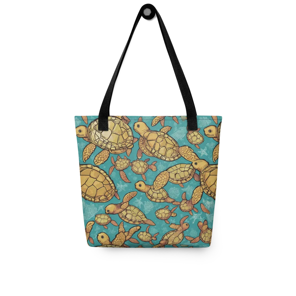 Tidal Tortoises on Tote Bag — Front