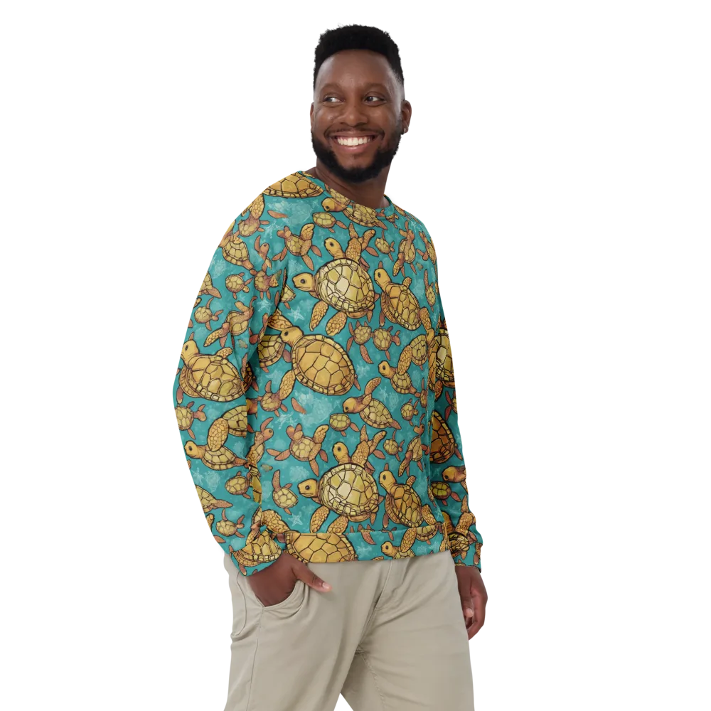 Tidal Tortoises on Sweatshirt — Front
