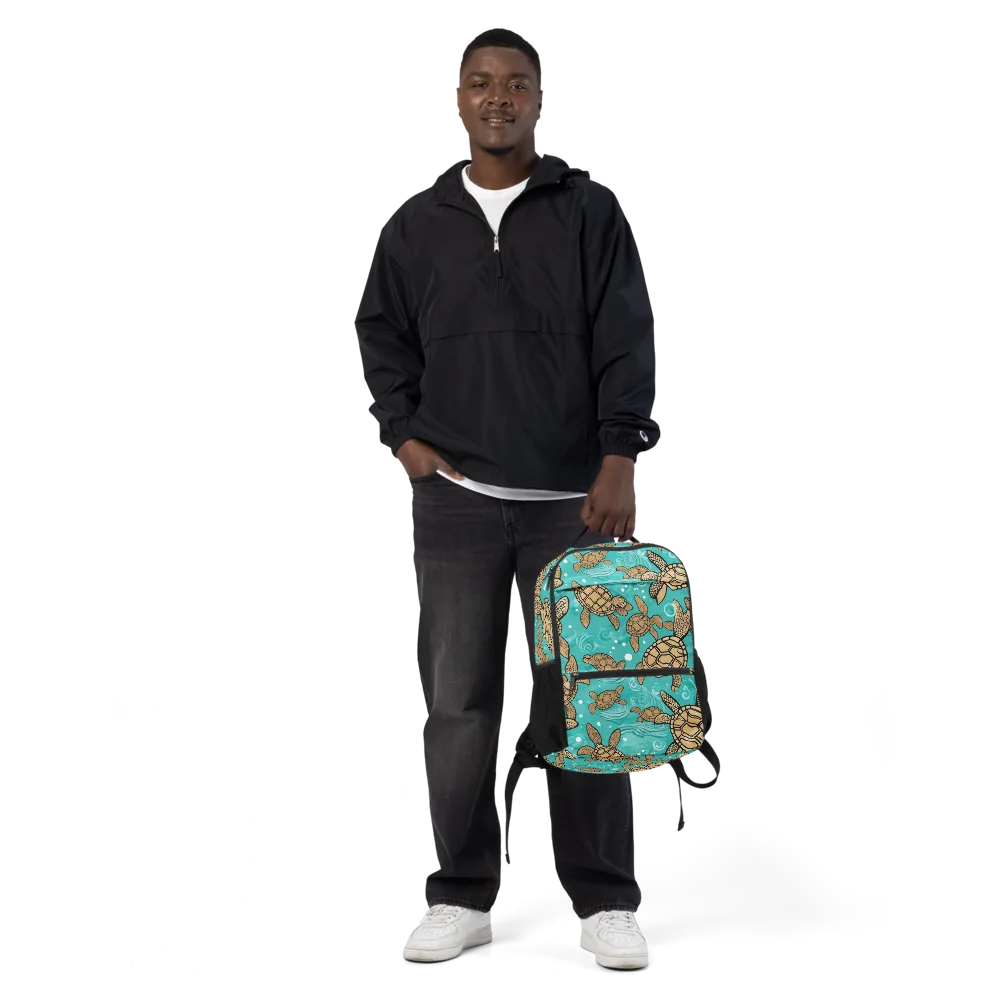 Turtle Tide on Utility Backpack — Front