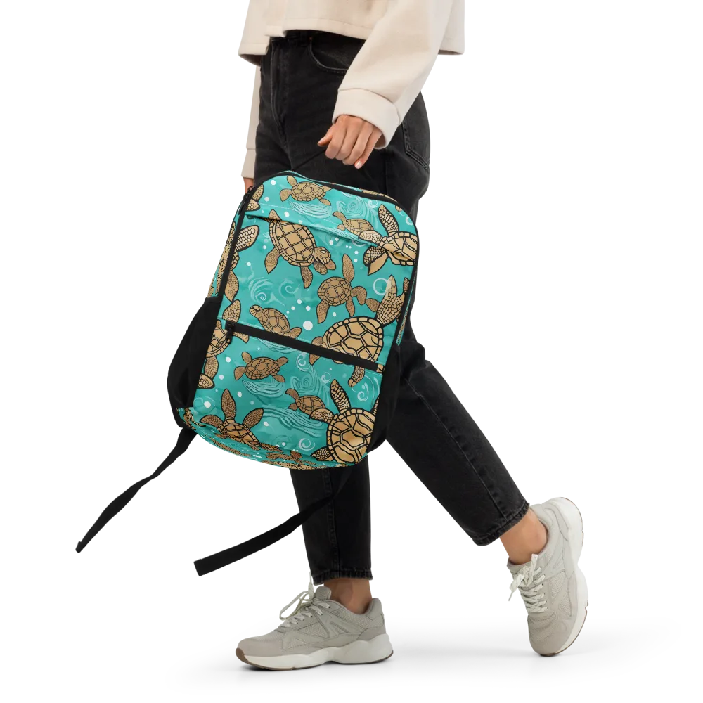 Turtle Tide on Utility Backpack — Front