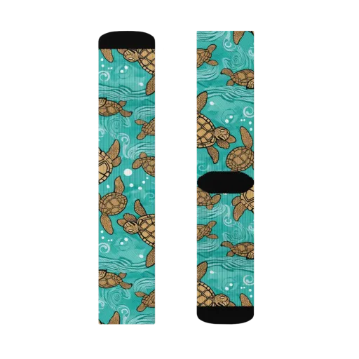 Turtle Tide on a Socks