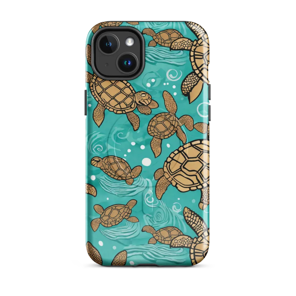 Turtle Tide on MagSafe Tough Case for iPhone® — Front