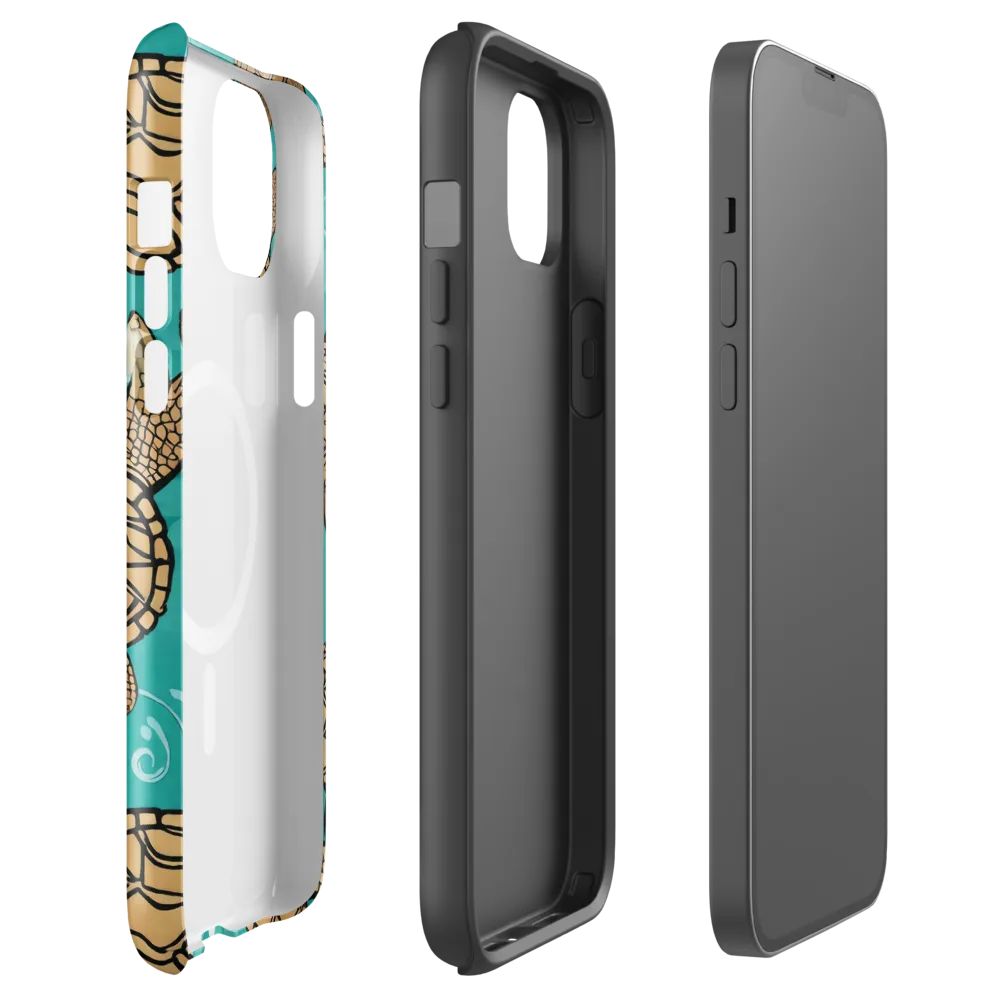 Turtle Tide on MagSafe Tough Case for iPhone® — Front