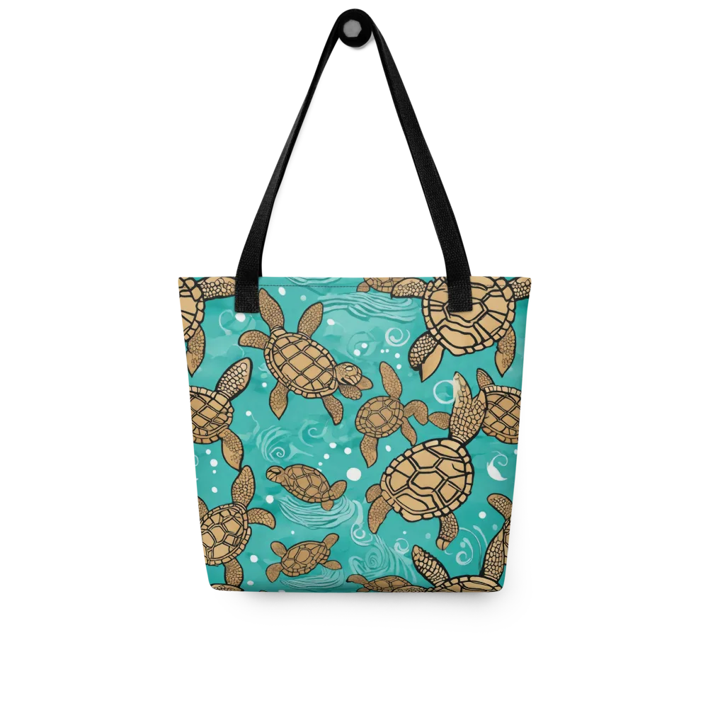 Turtle Tide on Tote Bag — Front