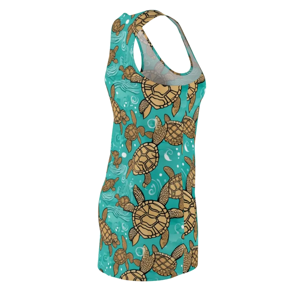 Turtle Tide on Racerback Dress — Back Side