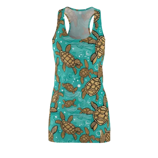 Turtle Tide on a Racerback Dress