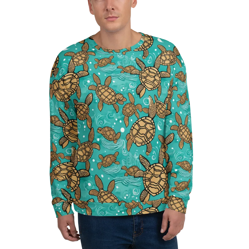 Turtle Tide on Sweatshirt — Front