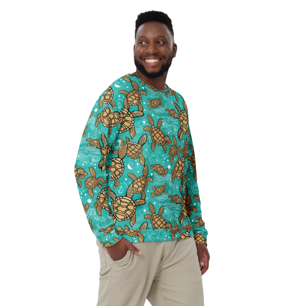 Turtle Tide on Sweatshirt — Front