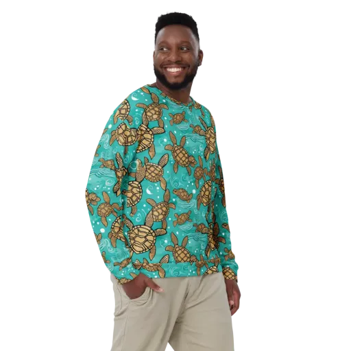 Turtle Tide on a Sweatshirt