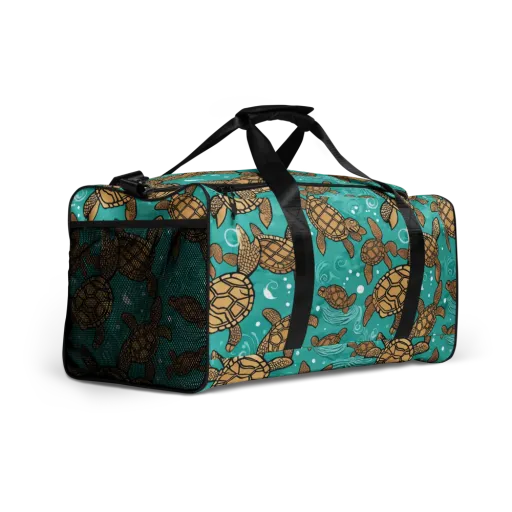 Turtle Tide on a Duffle Bag