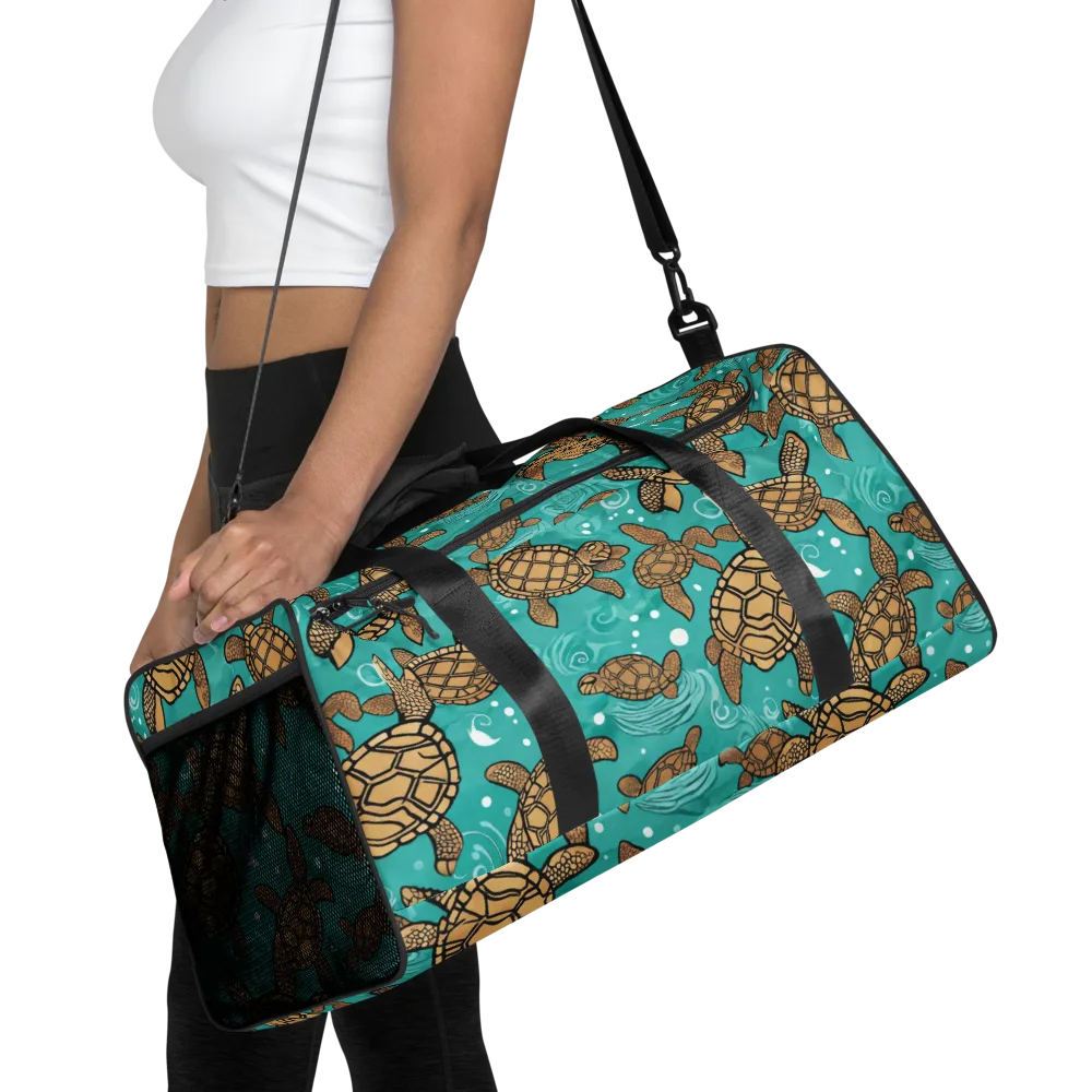 Turtle Tide on Duffle Bag — Front