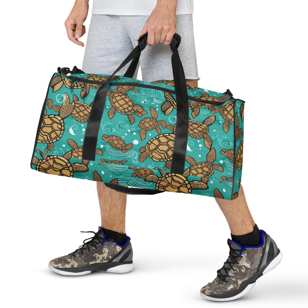 Turtle Tide on Duffle Bag — Front