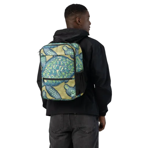 Sea Glass Tortoises on a Utility Backpack