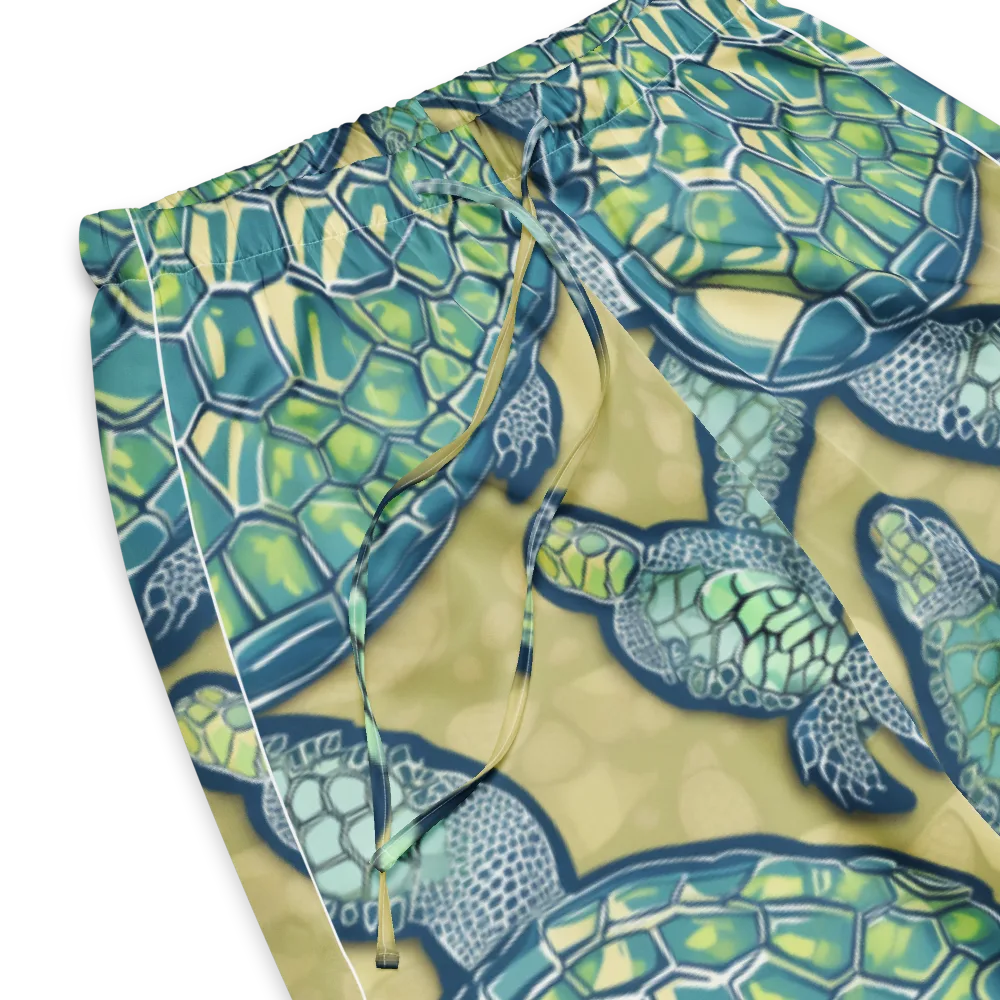 Sea Glass Tortoises on Women's Pajama Pants — Product details