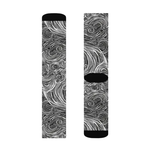 Ink Tide on a Socks