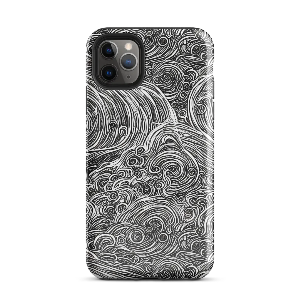 Ink Tide on Tough Case for iPhone® — Front