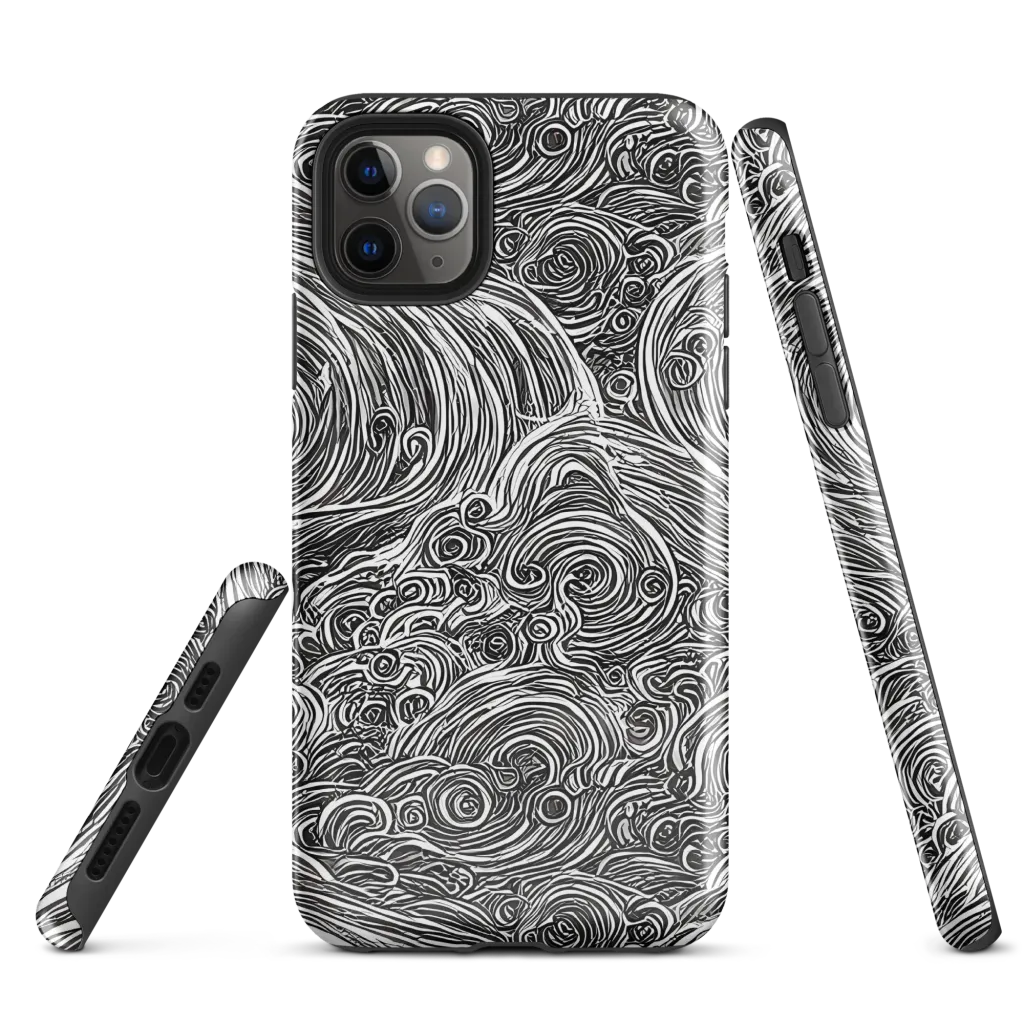 Ink Tide on Tough Case for iPhone® — Front