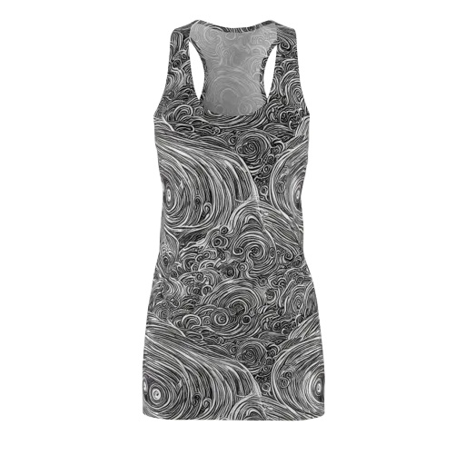 Ink Tide on a Racerback Dress