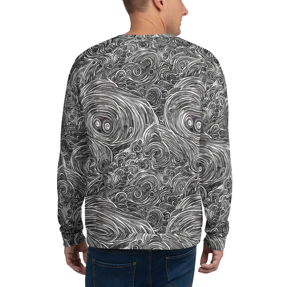 Ink Tide on Sweatshirt — Back