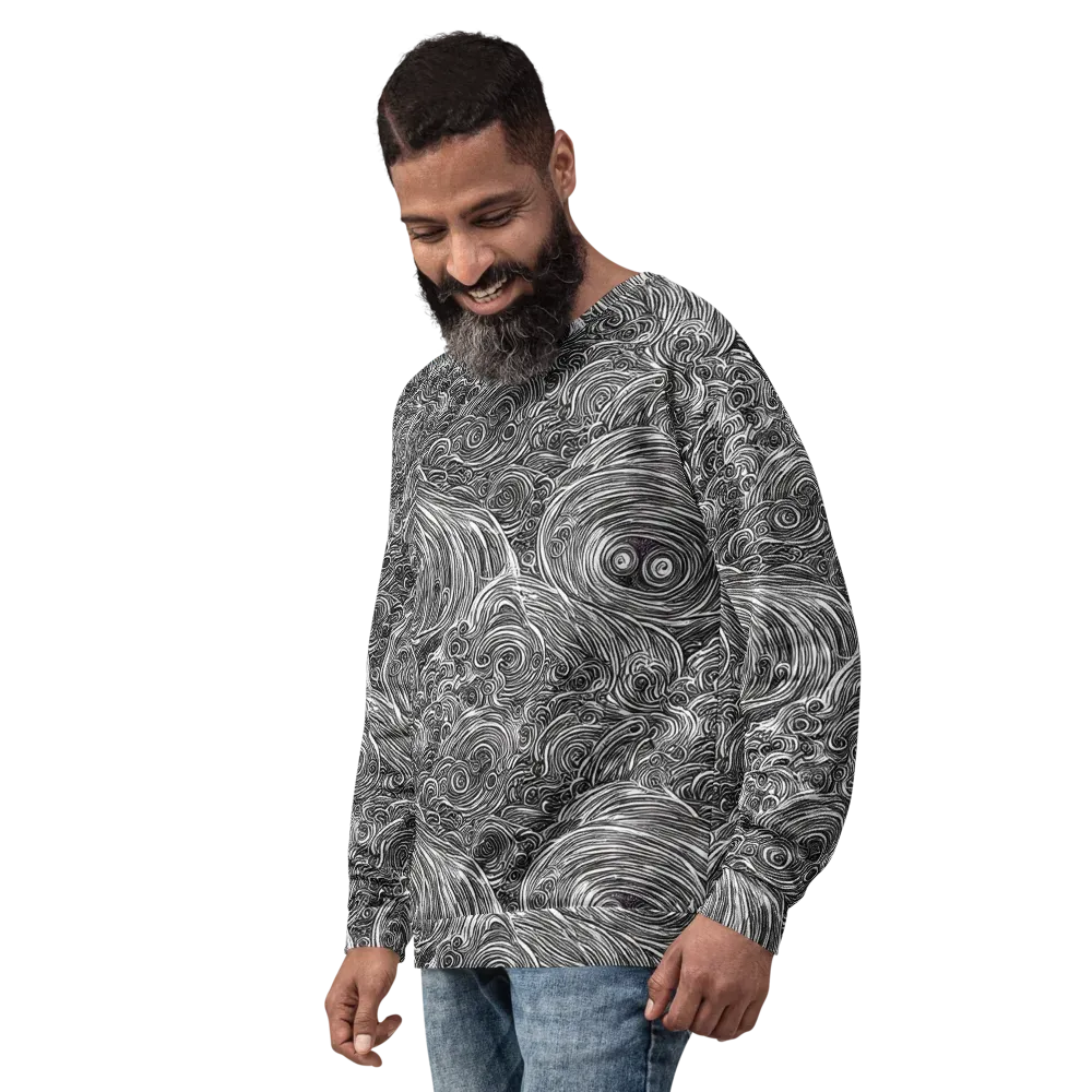 Ink Tide on Sweatshirt — Left Front