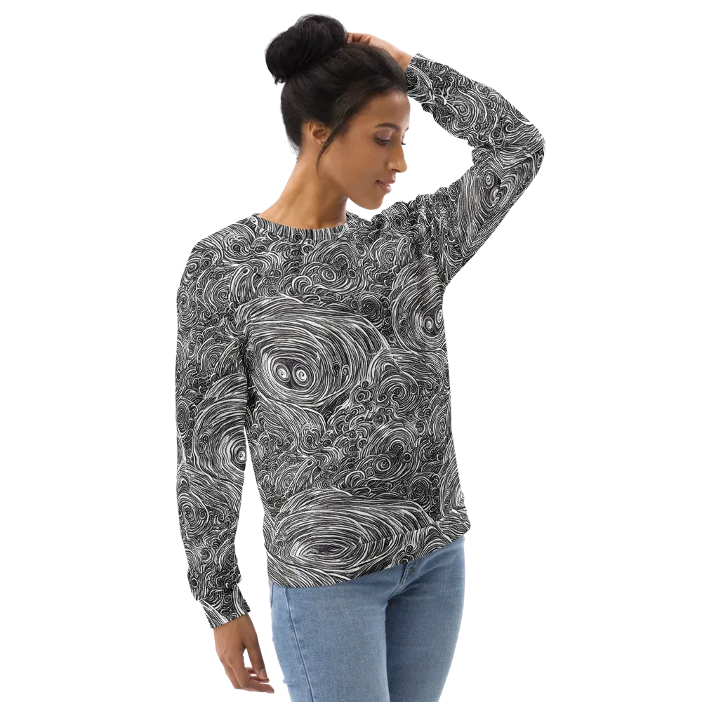 Ink Tide on Sweatshirt — Right Front