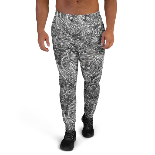 Ink Tide on a Men's Joggers