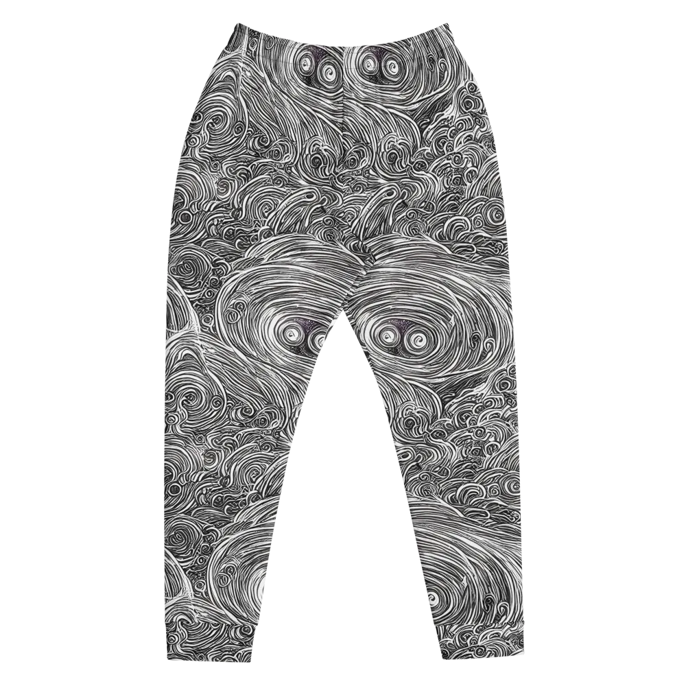 Ink Tide on Men's Joggers — Front