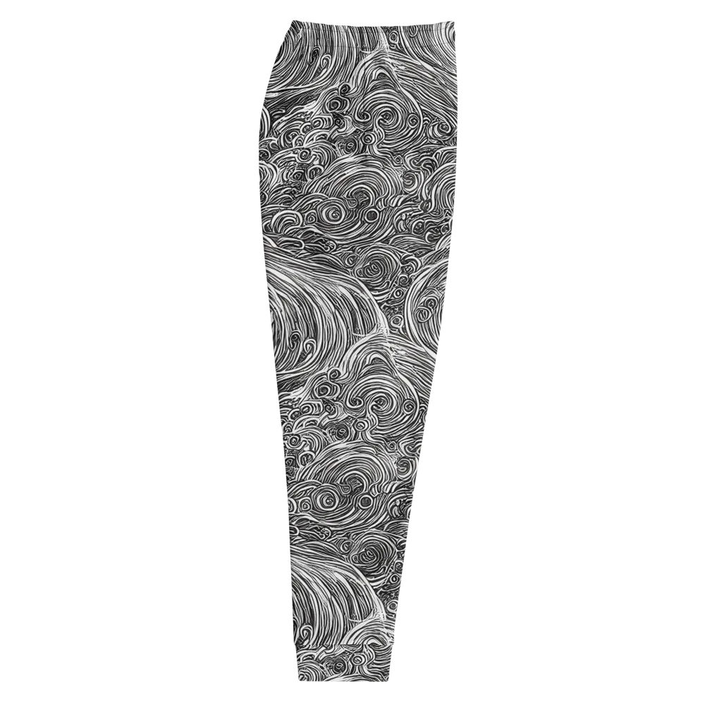 Ink Tide on Men's Joggers — Right