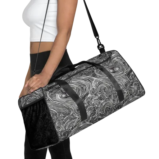Ink Tide on a Duffle Bag