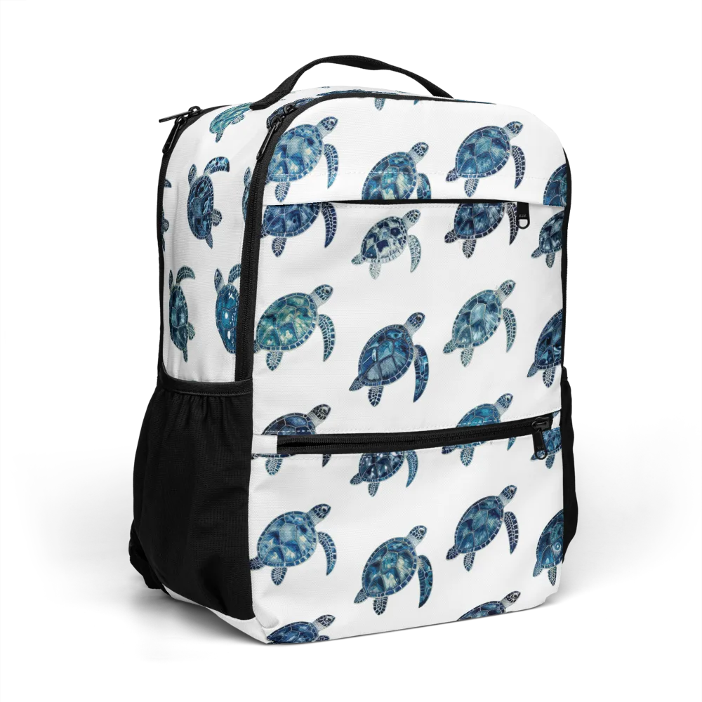 Midnight Tortoise on Utility Backpack — Right Front