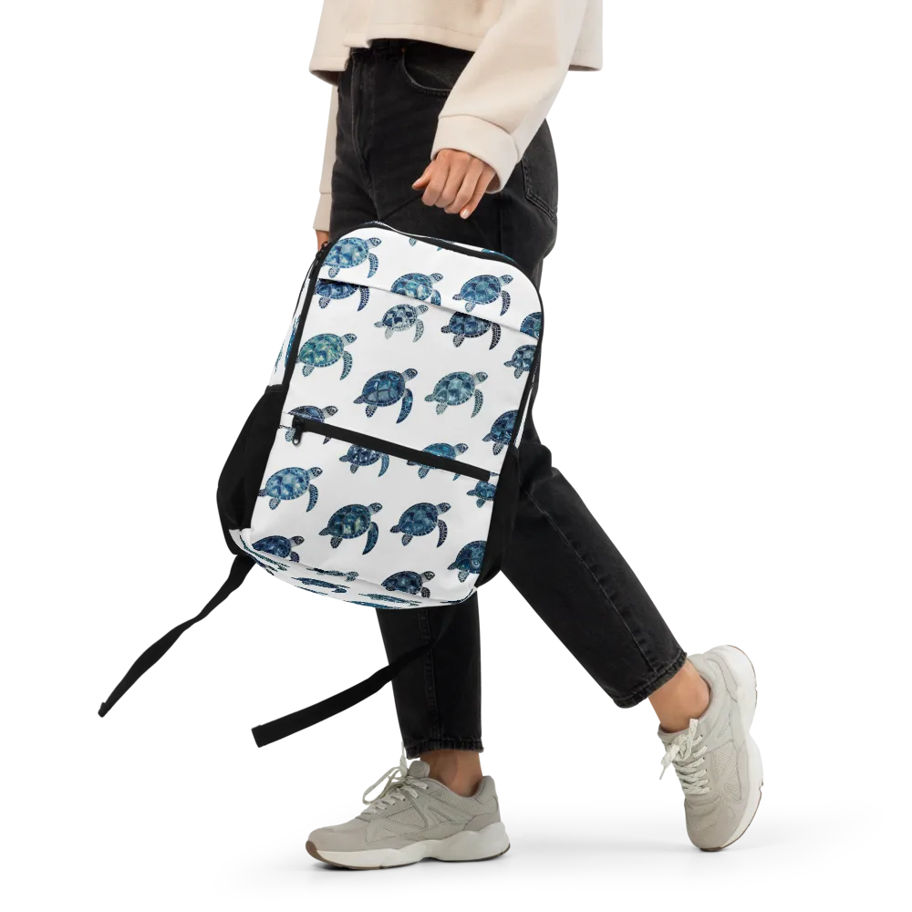 Midnight Tortoise on Utility Backpack — Front