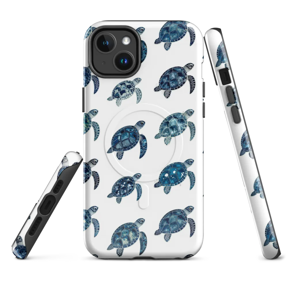 Midnight Tortoise on MagSafe Tough Case for iPhone® — Front