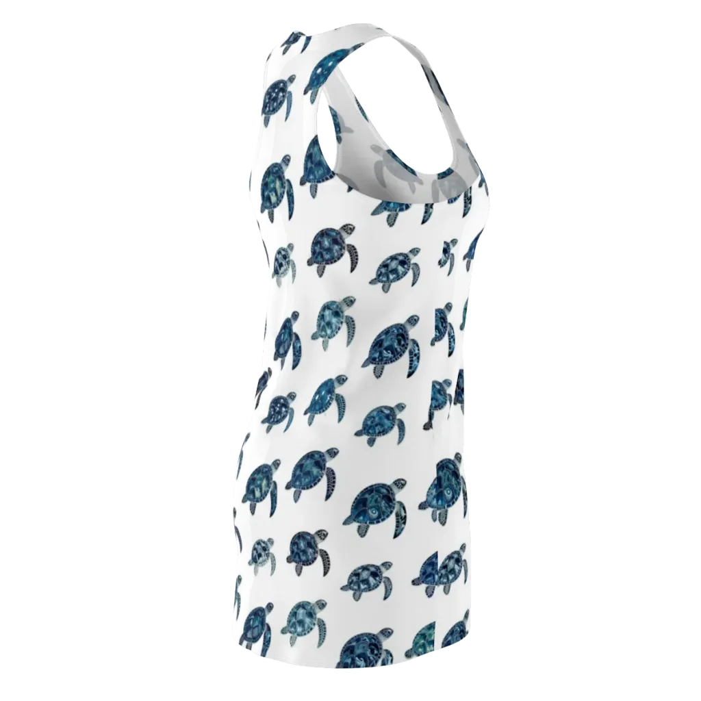 Midnight Tortoise on Racerback Dress — Back Side