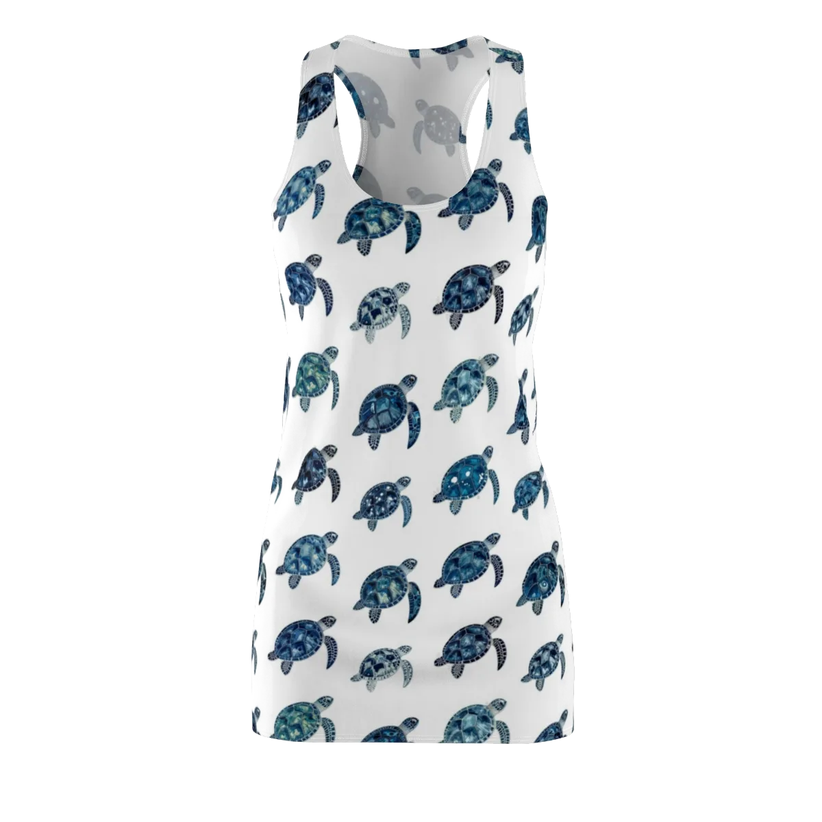 Midnight Tortoise on Racerback Dress — Front