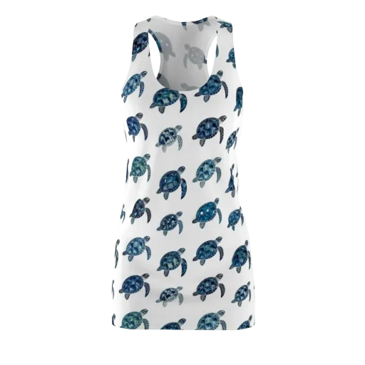 Midnight Tortoise on a Racerback Dress