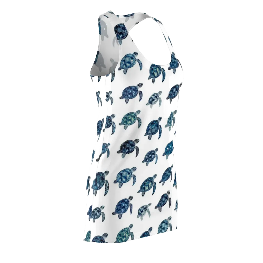 Midnight Tortoise on Racerback Dress — Front Side