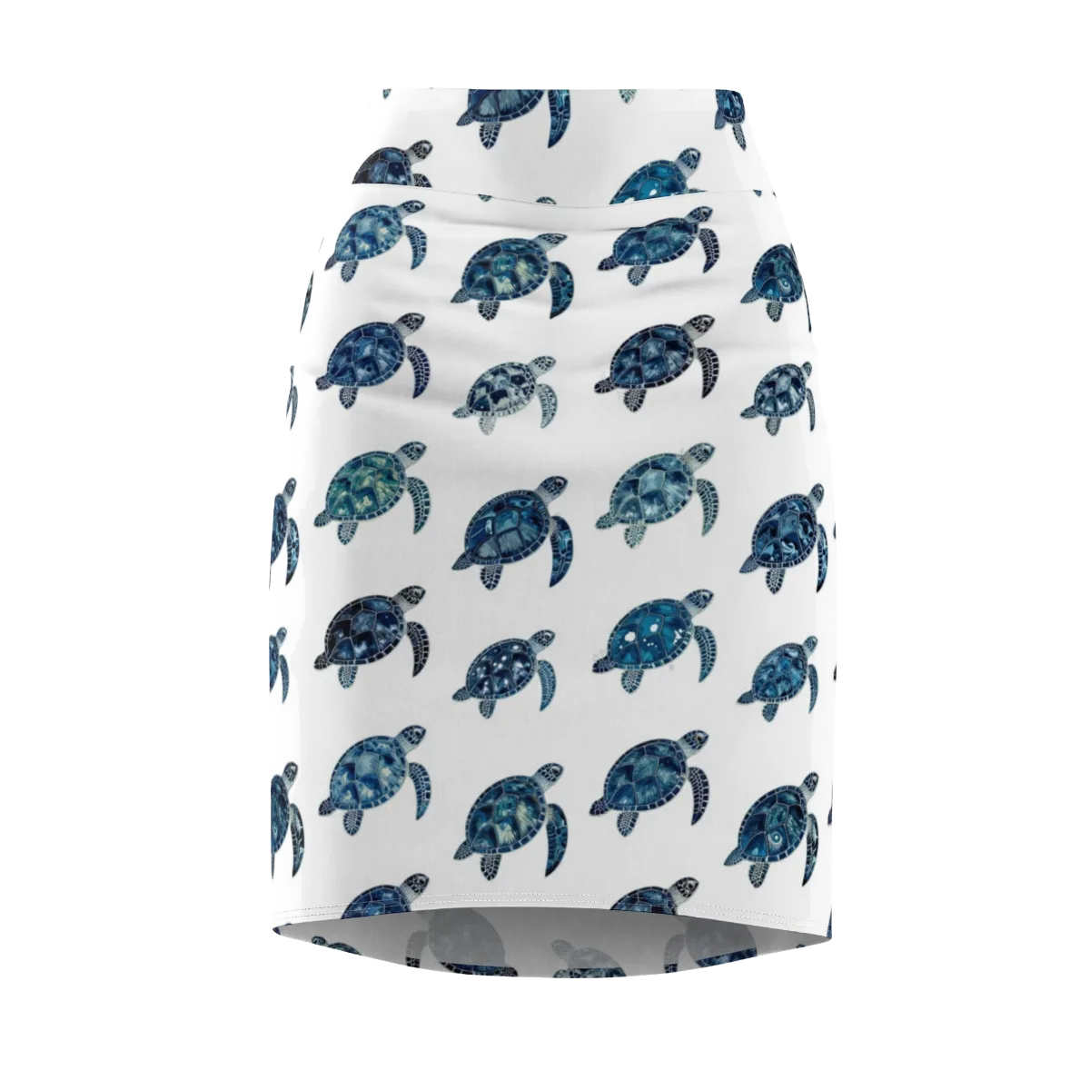 Midnight Tortoise on Pencil Skirt — Front