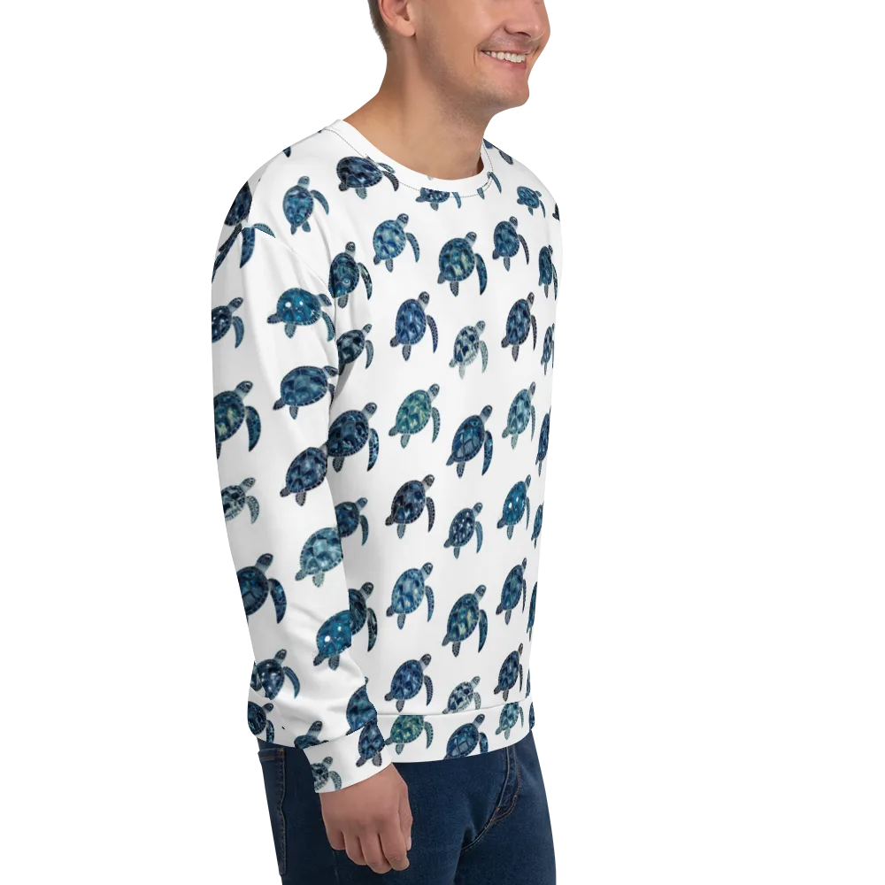 Midnight Tortoise on Sweatshirt — Right Front