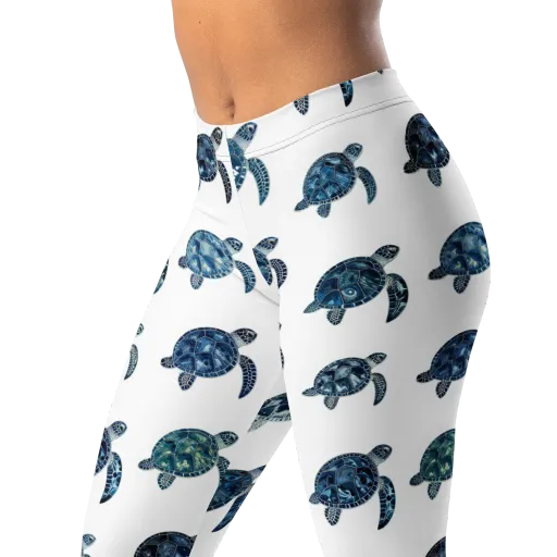 Midnight Tortoise on a Leggings