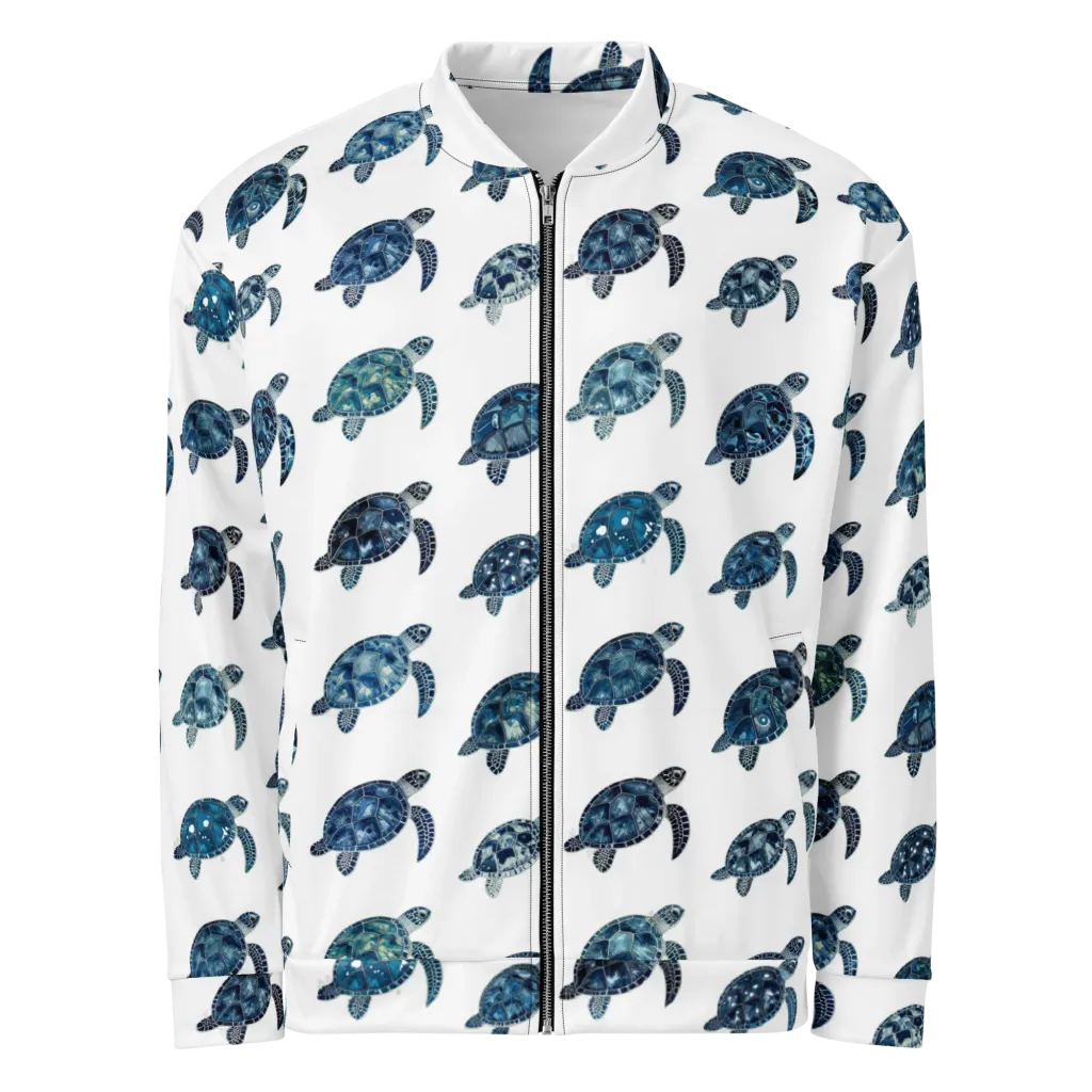 Midnight Tortoise on Bomber Jacket — Front